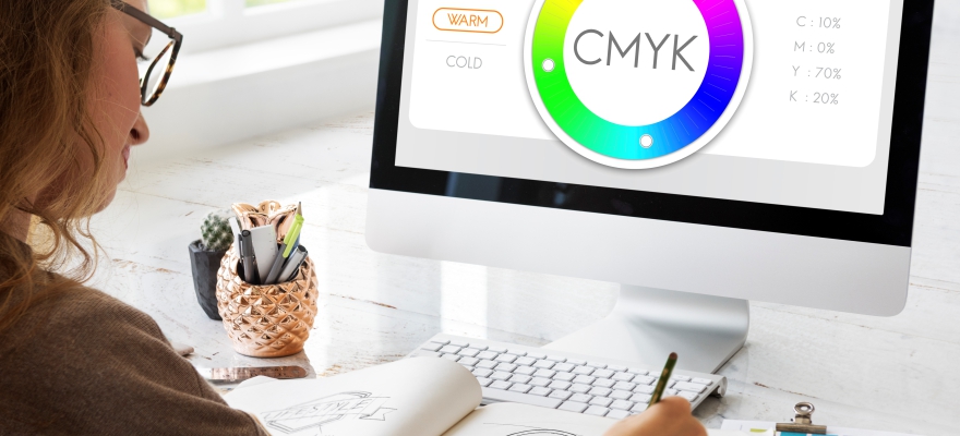 Sistema de Cores CMYK e Paleta de Cores Pantone e RGB