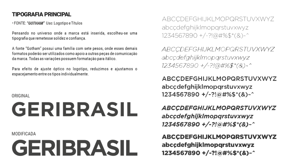 Tipografia Geri Brasil