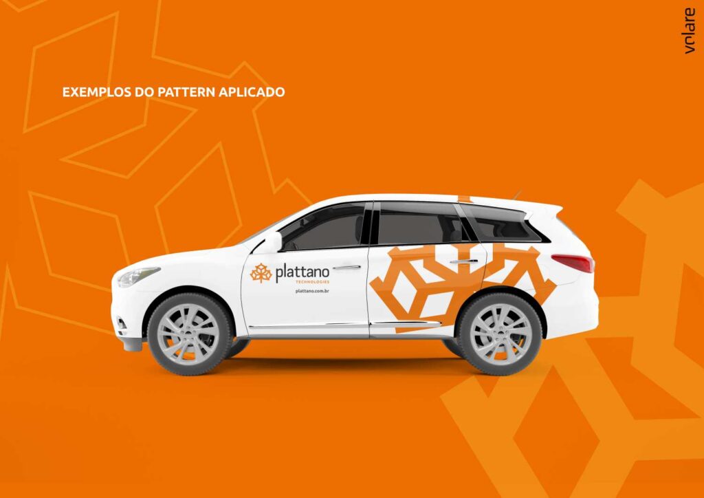 Pattern Plattano aplicado em carro